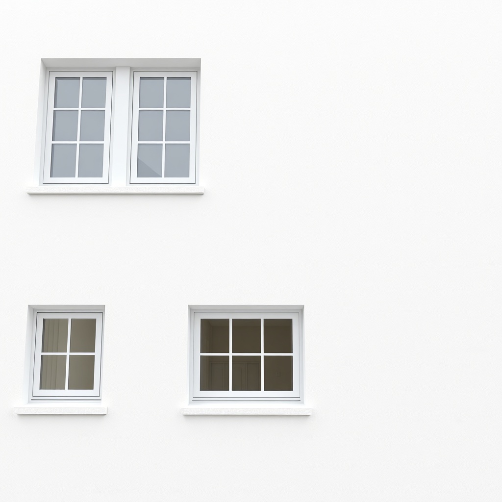 <clean photorealistic photo of a finished exterior insulation system with render over XPS